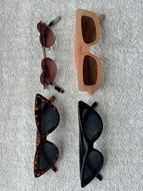 Four-Pair Sunglasses $5/each Just DM me